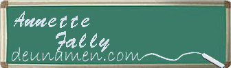 Annette Fally Visitenkarte